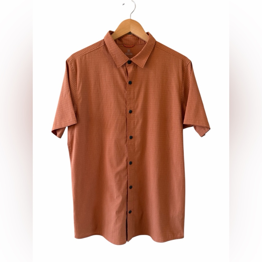 Roark Men’s Bless Up Breathable Stretch Shirt Sleeve Shirt